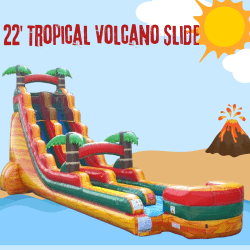 22' Tropical Volcano Slide